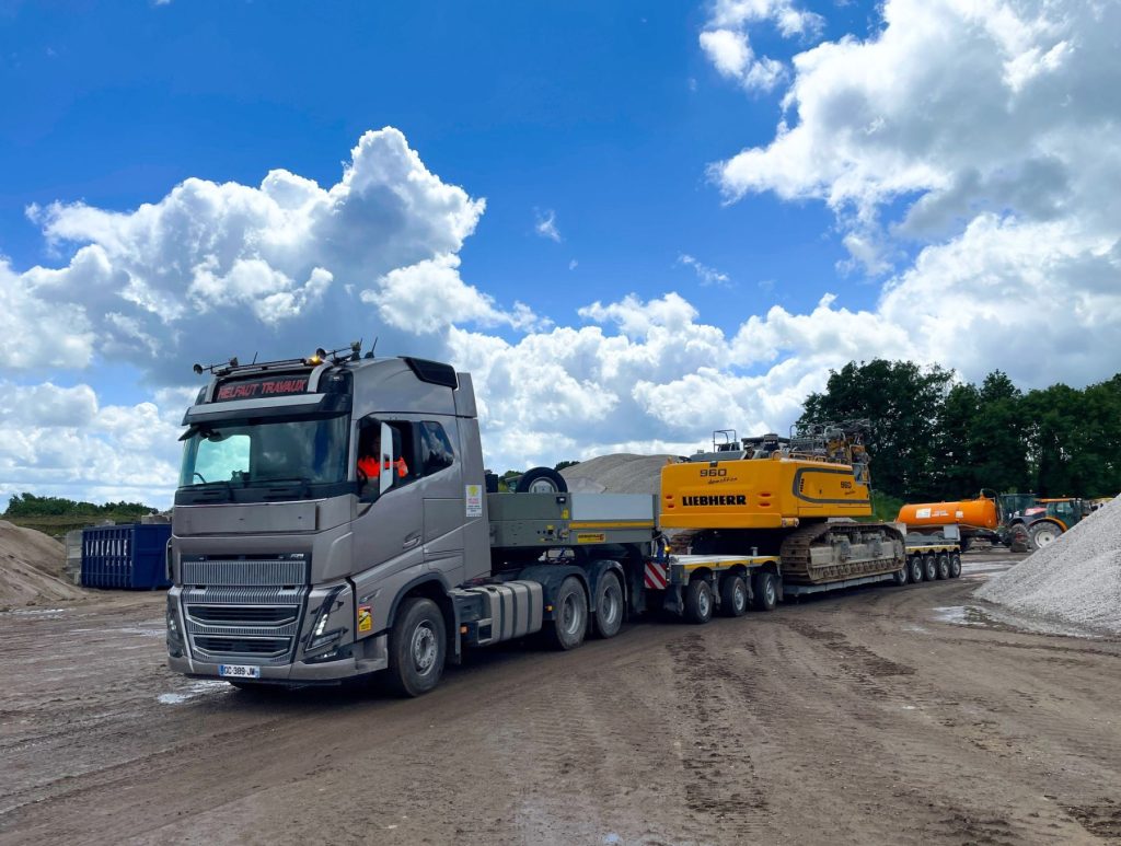 Formation de nos chauffeurs à la conduite de la nouvelle semi-remorque Vario Max 3+5