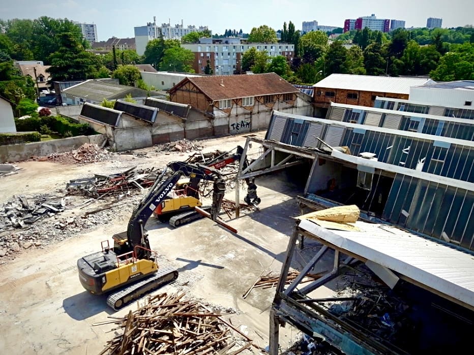 Chantier de Déconstruction - Loingjumeau - Paris - Helfaut Travaux