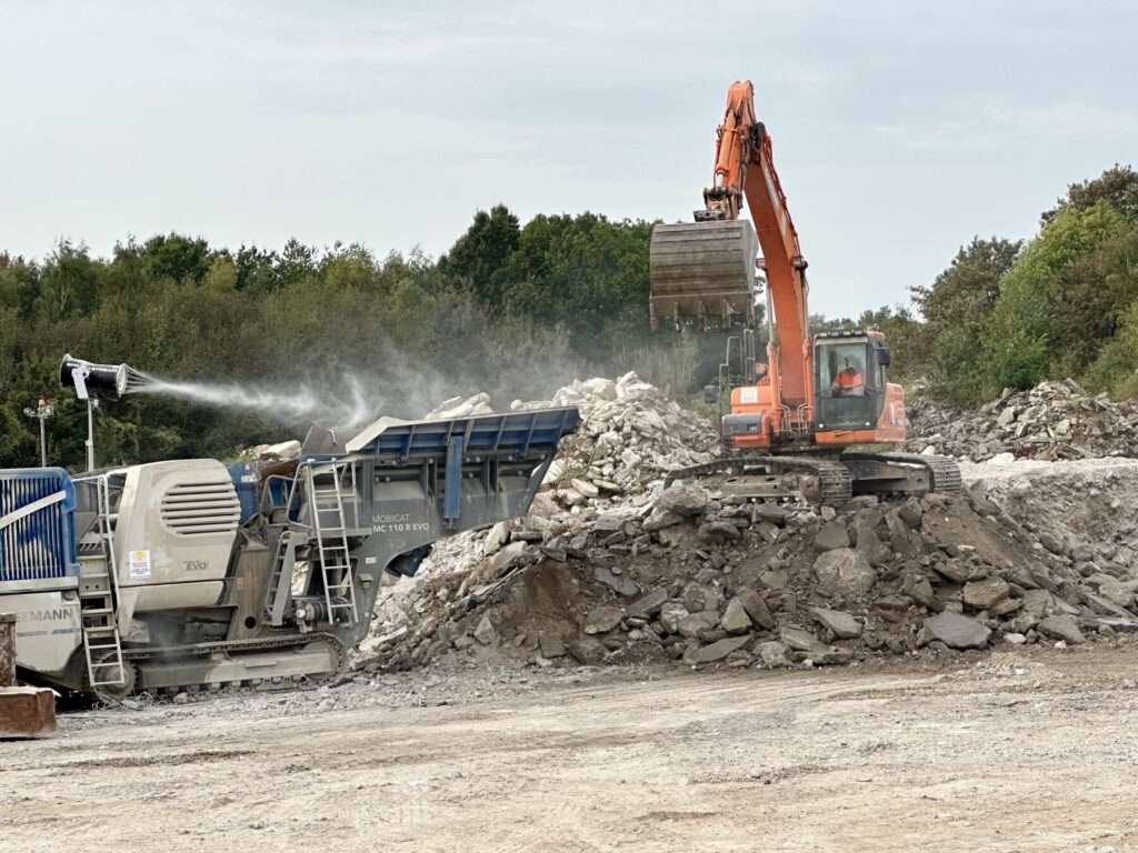 Vue concasseur - Helfaut Travaux