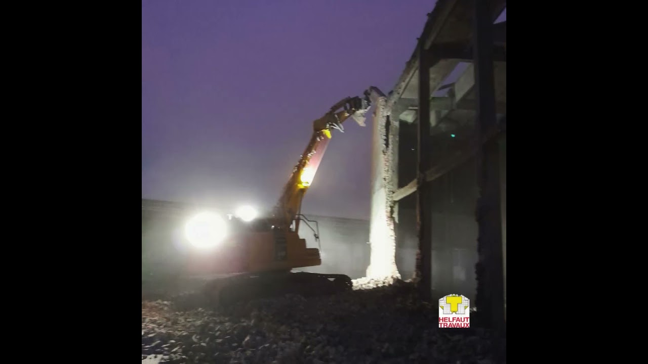 Chantier déconstruction Villeneuve d'Ascq
